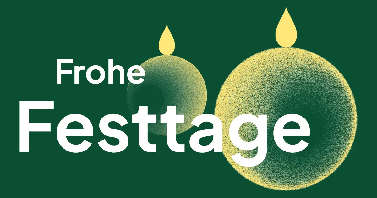 Frohe Festtage